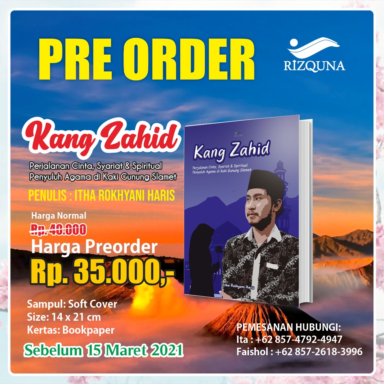 Pre Order Buku Kang Zahid - Penerbit Rizquna